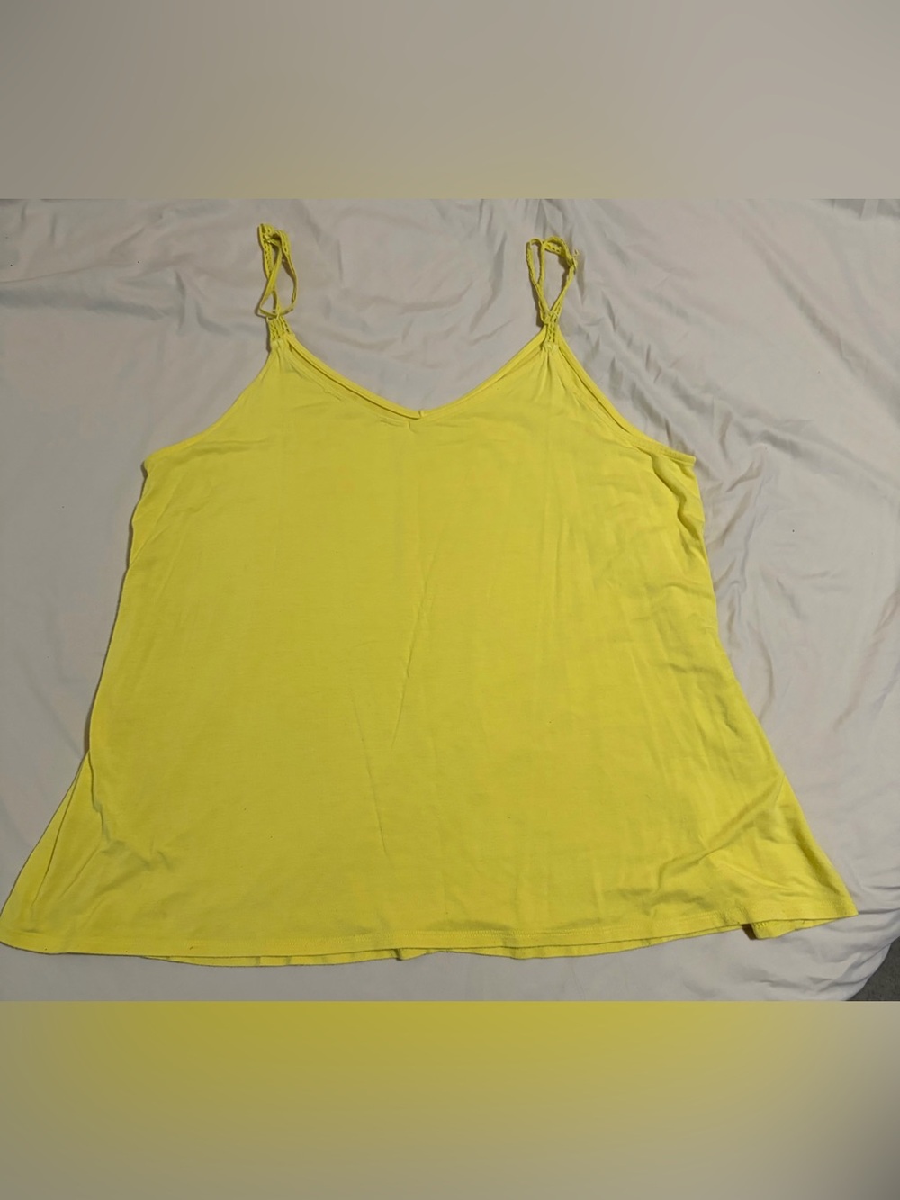 torrid Yellow Spaghetti Strap Tank Top